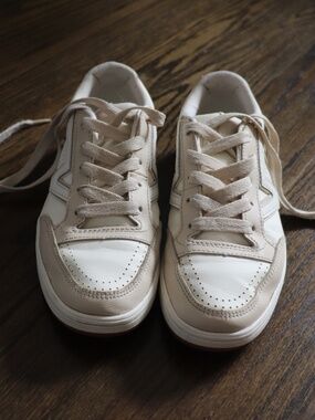 Vans Lowland Comfy Cush Sneaker Off White Cream Womens Size 6.5 Men 5.0